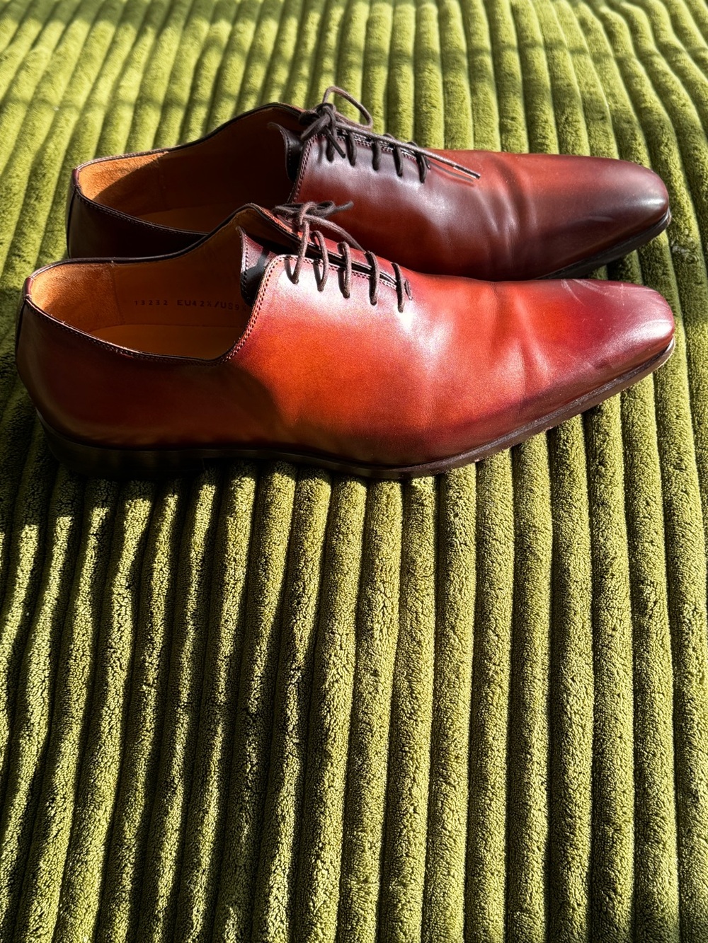 MAGNANNI | Cruz | Cognac Leather Wholecut Oxfords